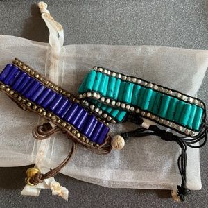 Two Beaded Bracelets